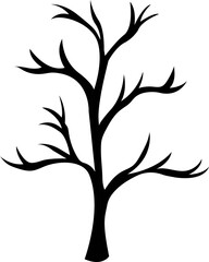 Fototapeta premium tree silhouette vector