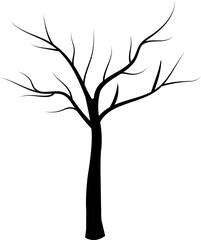 tree silhouette vector