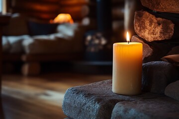 candle in the church