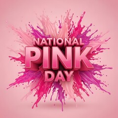 National Pink Day Celebration: A vibrant splash of pink and purple