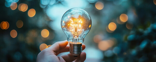 Creative light bulb ideas for social media content planning