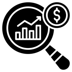Data Analytics glyph icon