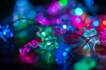  Bokeh of Colorful Christmas Lights