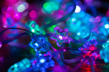  Bokeh of Colorful Christmas Lights