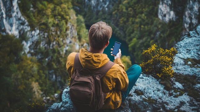 Exploring nature's beauty social media engagement in the wilderness - Powered by Adobe