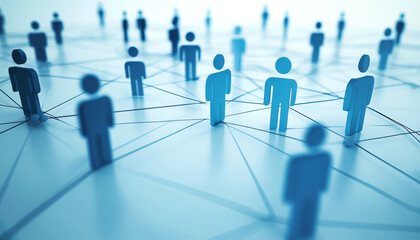 Active engagement in social media connections digital space conceptual image