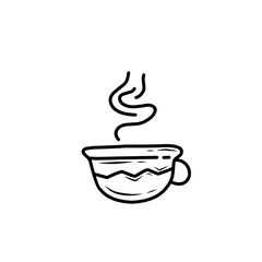 handdrawn mug icon