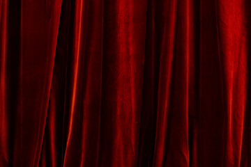  Dark Red Velvet  Curtains