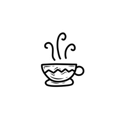 handdrawn mug icon