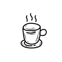 handdrawn mug icon