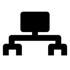 sport solid icon set