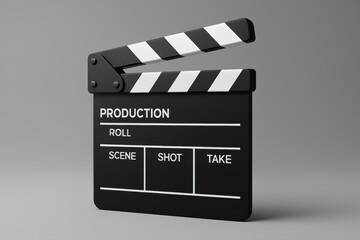 Obraz premium Movie Clapperboard Open Ready for Filming Production
