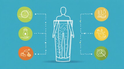Explore Benefits of Hydration With This Infographic Highlighting Health Impacts of Water on the Human Body and Essential Aspects of Proper Hydration