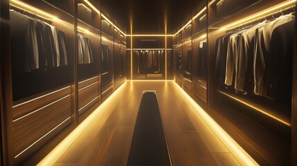 Obraz premium Luxurious Walk-in Closet