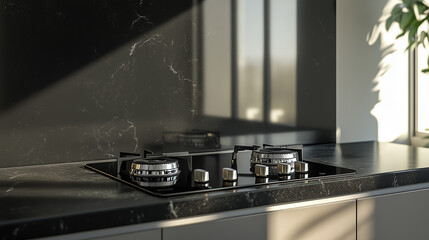 Obraz premium modern kitchen stove