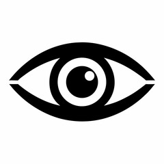 Obraz premium eye icon vector illustration