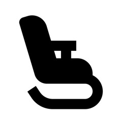 furniture solid icon set