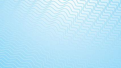 Blue gradient background with stripes wave line pattern