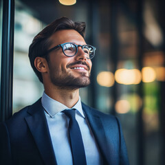 Businessman holds global assurance with a network connected to quality control, risk management, and compliance standards. Sustainable development is essential to long-term success, stakeholder trust.