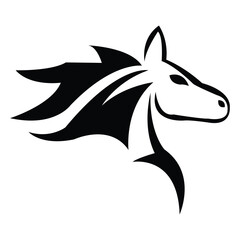 Horse Logo Template Vector illustration design