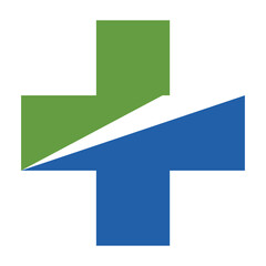 Hospital logo vector illustration template design