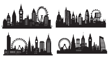 set of london landmarks