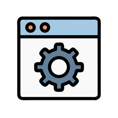 settings gear control panel icon