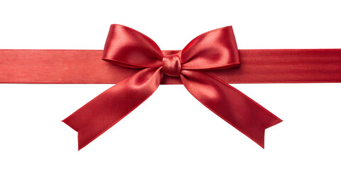 Elegant luxury blue satin ribbon tied into a neat bow, isolated on transparent background (PNG format). Perfect for gift packaging, celebrations, branding, and premium design projects.