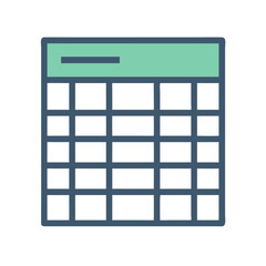 spreadsheet table grid icon