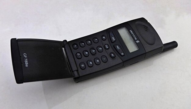 Ericsson GF788e mobile phone showing keypad and small screen
