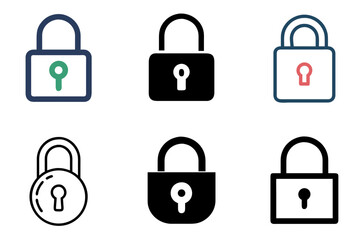 Lock Closed Icon Secure Private Locked Protection Digital Pack