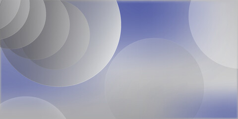 Abstract background with circles and halftone dots pattern. Grey and white backdrop