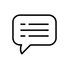 speech bubble dialogue text icon