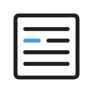 text area multi line field icon