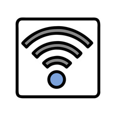 wifi signal wireless connection icon