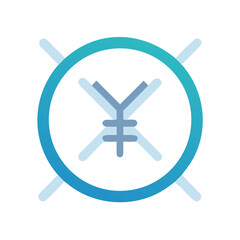 Obraz premium yen asian currency icon