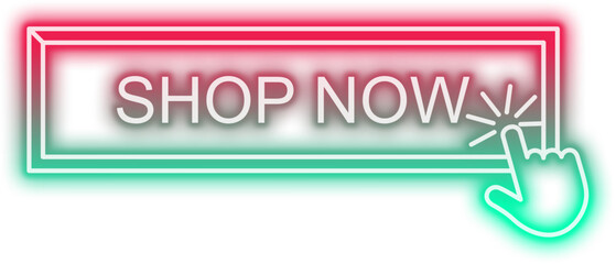 Neon Shop Now Button