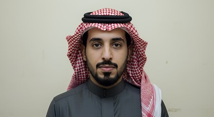 Portrait of a Young Saudi Man
