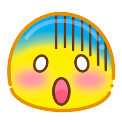 vector illustration of a smile