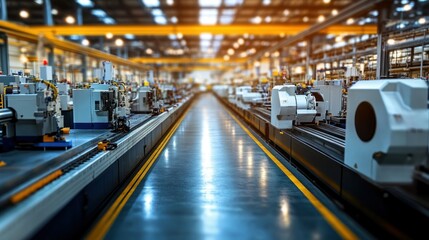 Fototapeta premium Industrial manufacturing facility