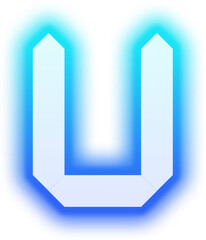 Neon Digital Alphabet Lowercase