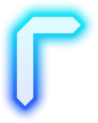 Neon Digital Alphabet Lowercase