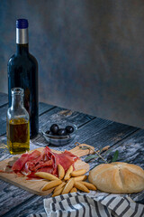 Offering Serrano ham to a guest is a gesture of welcome and hospitality