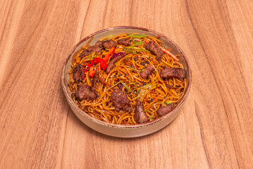 Authentic versions of chow mein are much more diverse, with different types of noodles,