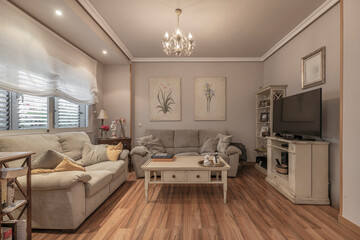 The centerpiece is often the sofa, complemented by armchairs, coffee tables, and side tables