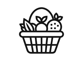 vegetable basket icon