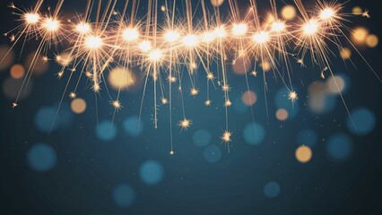 Sparkler Celebration: Festive Background for Events