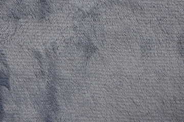 soft, gray plush fabric, showcasing its delicate texture