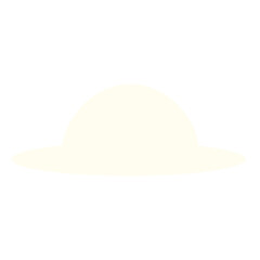 Wide-Brimmed Summer Hat Icon for Sun Protection and UV Care