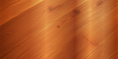 "An Intimate Close-Up of High Gloss Lacquered Wood Paneling, Showcasing a Deep, Rich Brown Color with a Reflective Surface and Subtle Natural Grain Texture That Evokes a Timeless Retro Aesthetic"
